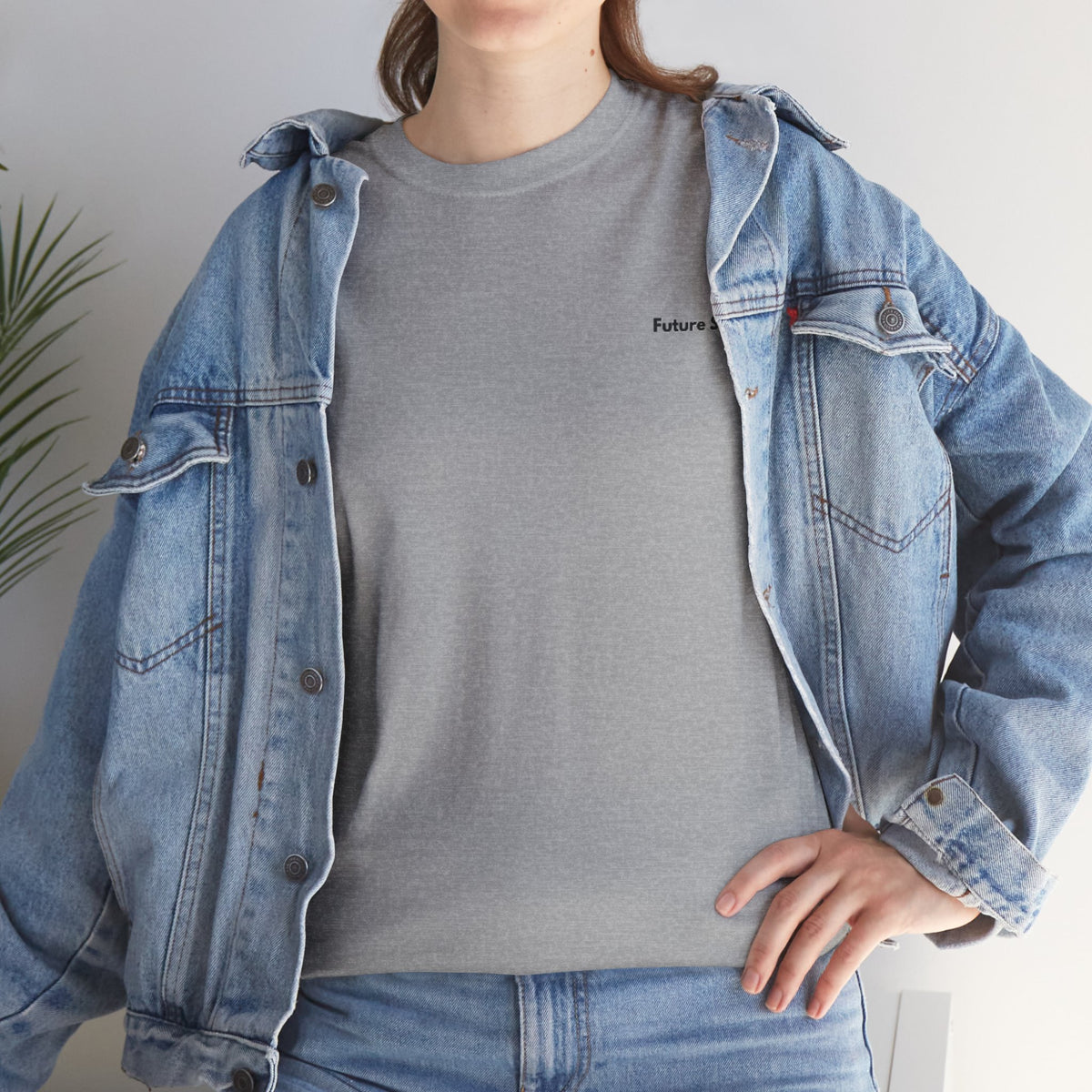 Future Sync Standard Heavy Cotton Tee | Minimalist Aesthetic Streetwear