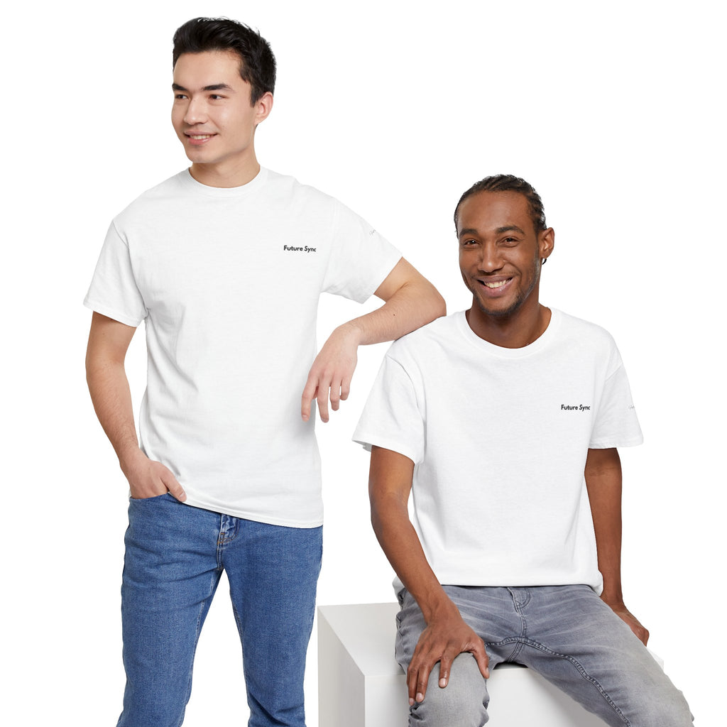 Future Sync Standard Heavy Cotton Tee | Minimalist Aesthetic Streetwear