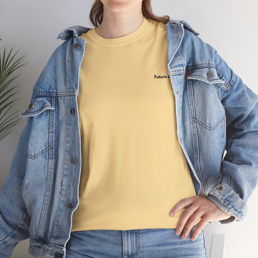 Future Sync Standard Heavy Cotton Tee | Minimalist Aesthetic Streetwear