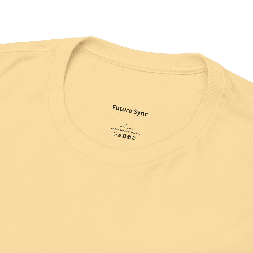 Future Sync Standard Heavy Cotton Tee | Minimalist Aesthetic Streetwear