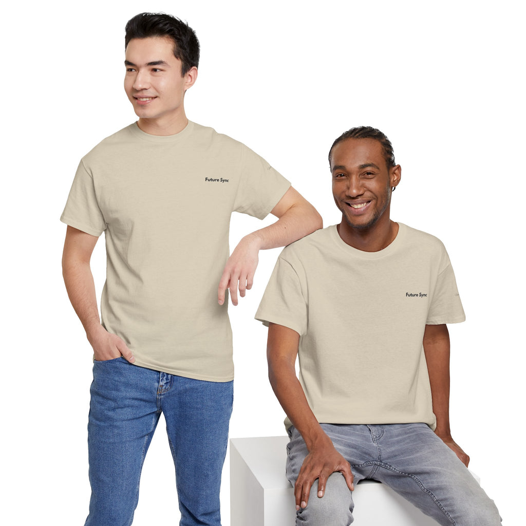 Future Sync Standard Heavy Cotton Tee | Minimalist Aesthetic Streetwear
