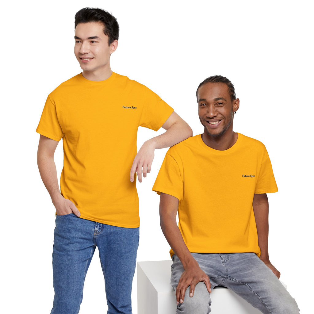 Future Sync Standard Heavy Cotton Tee | Minimalist Aesthetic Streetwear