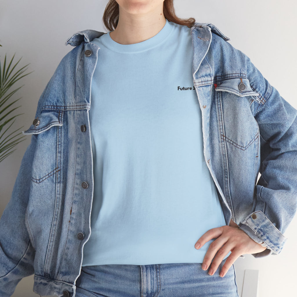 Future Sync Standard Heavy Cotton Tee | Minimalist Aesthetic Streetwear