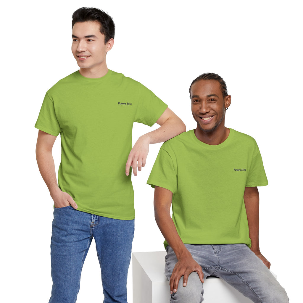 Future Sync Standard Heavy Cotton Tee | Minimalist Aesthetic Streetwear