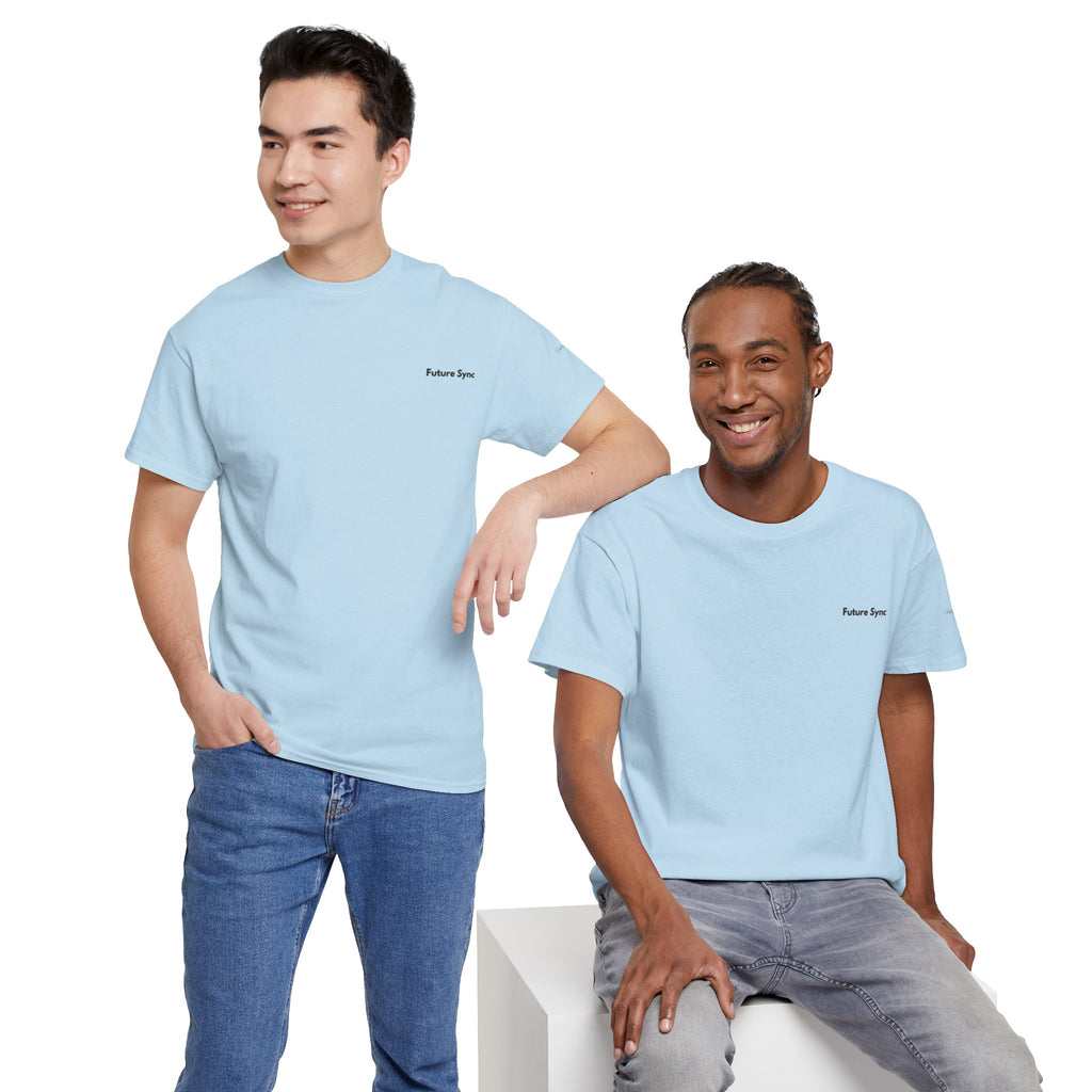 Future Sync Standard Heavy Cotton Tee | Minimalist Aesthetic Streetwear