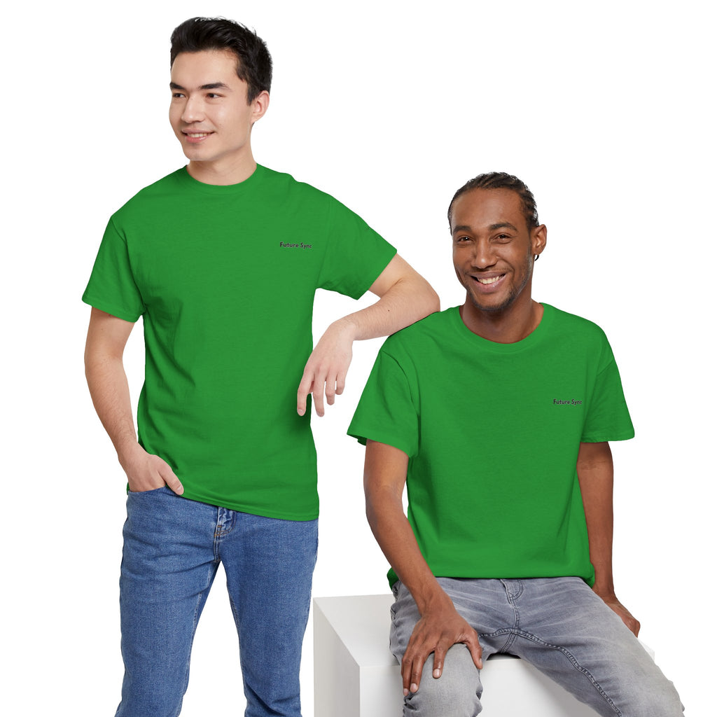 Future Sync Standard Heavy Cotton Tee | Minimalist Aesthetic Streetwear
