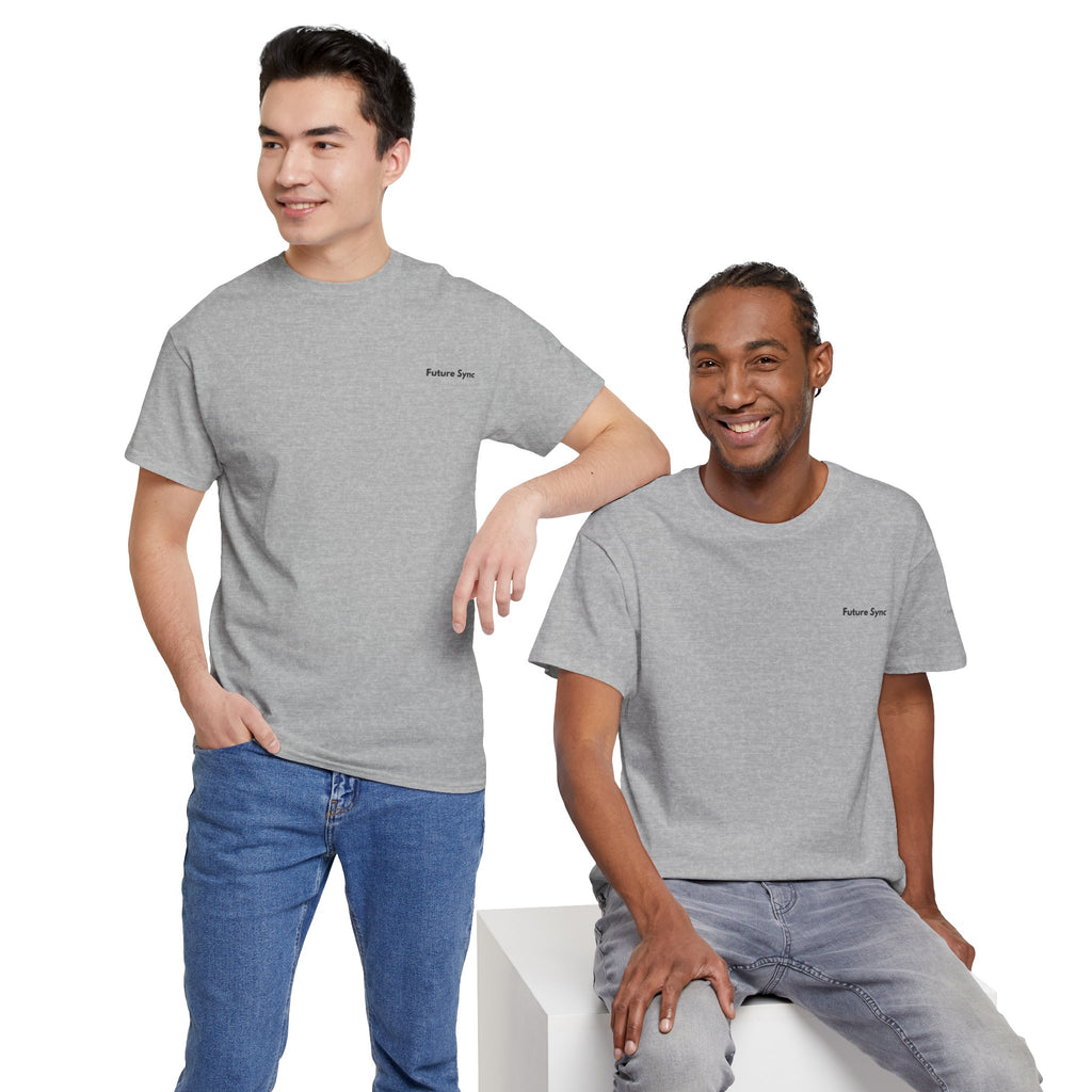 Future Sync Standard Heavy Cotton Tee | Minimalist Aesthetic Streetwear
