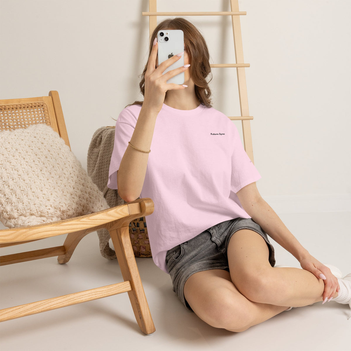 Future Sync Standard Heavy Cotton Tee | Minimalist Aesthetic Streetwear