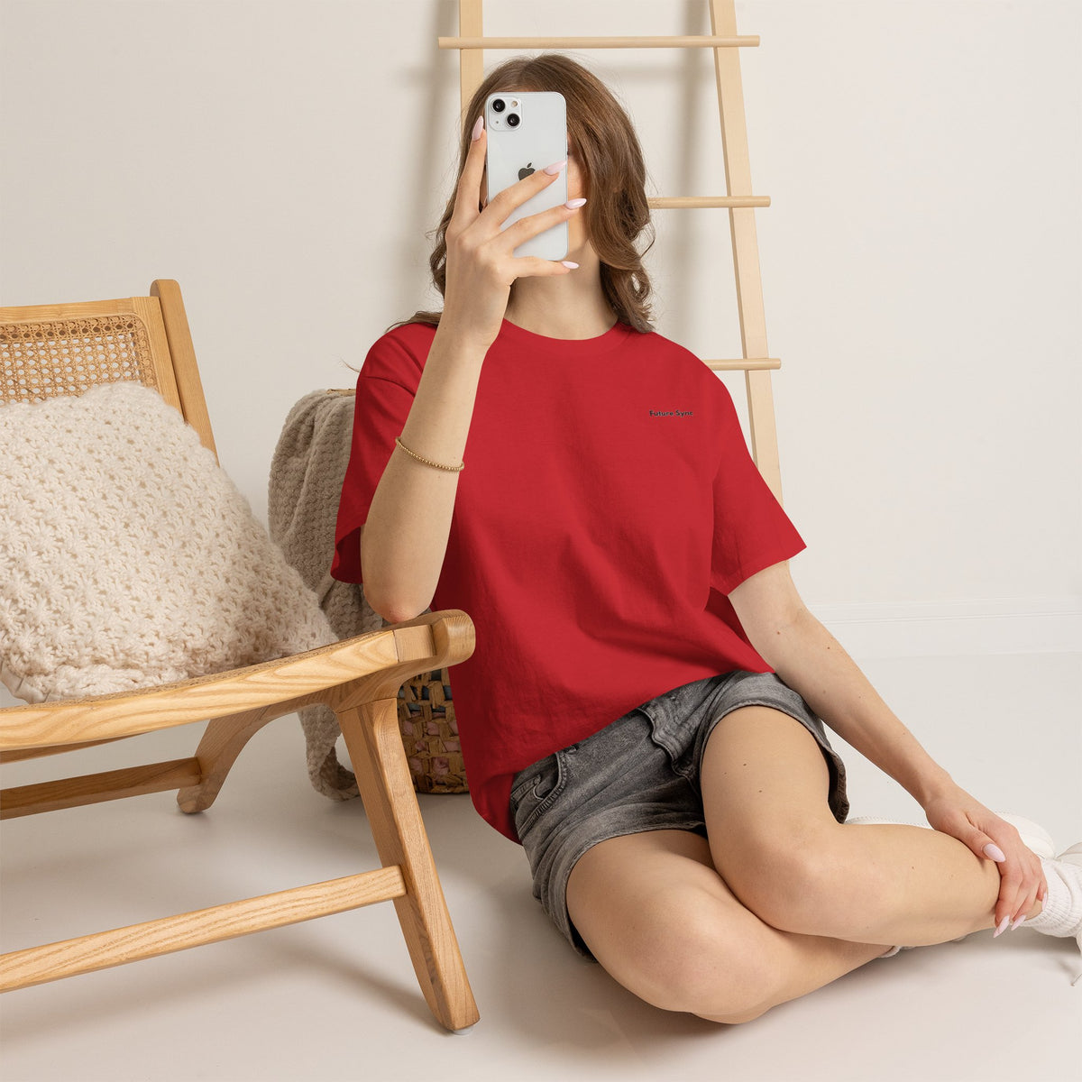 Future Sync Standard Heavy Cotton Tee | Minimalist Aesthetic Streetwear