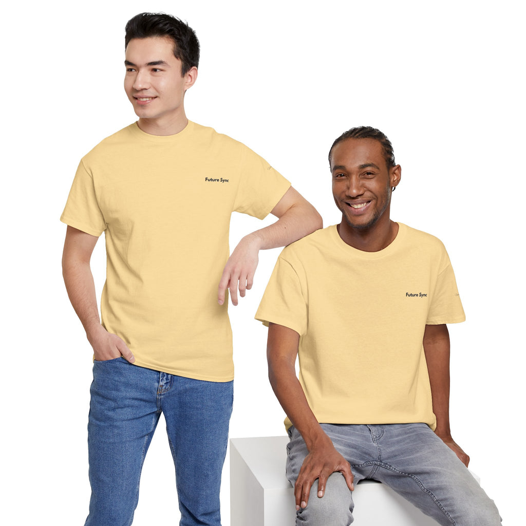 Future Sync Standard Heavy Cotton Tee | Minimalist Aesthetic Streetwear