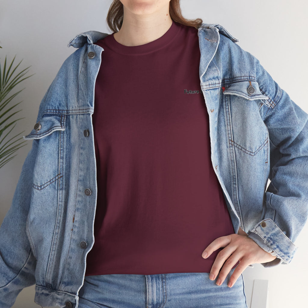 Future Sync Standard Heavy Cotton Tee | Minimalist Aesthetic Streetwear