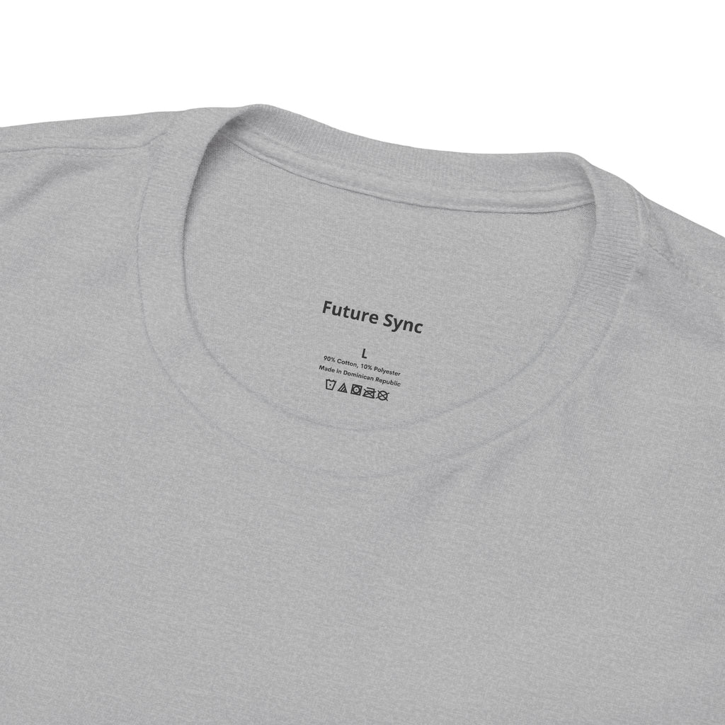 Future Sync Standard Heavy Cotton Tee | Minimalist Aesthetic Streetwear
