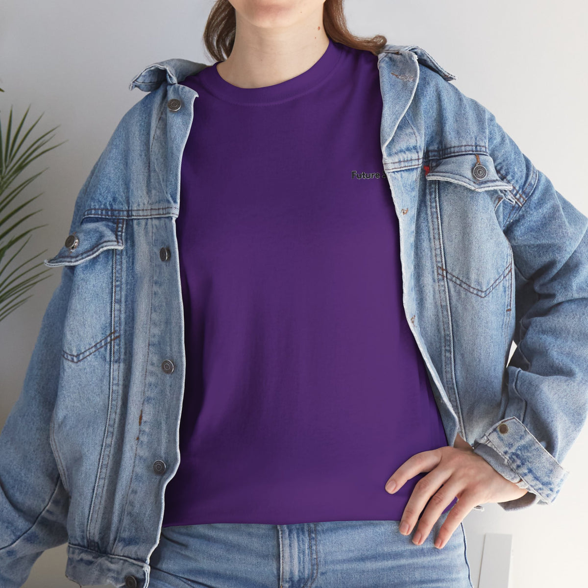 Future Sync Standard Heavy Cotton Tee | Minimalist Aesthetic Streetwear