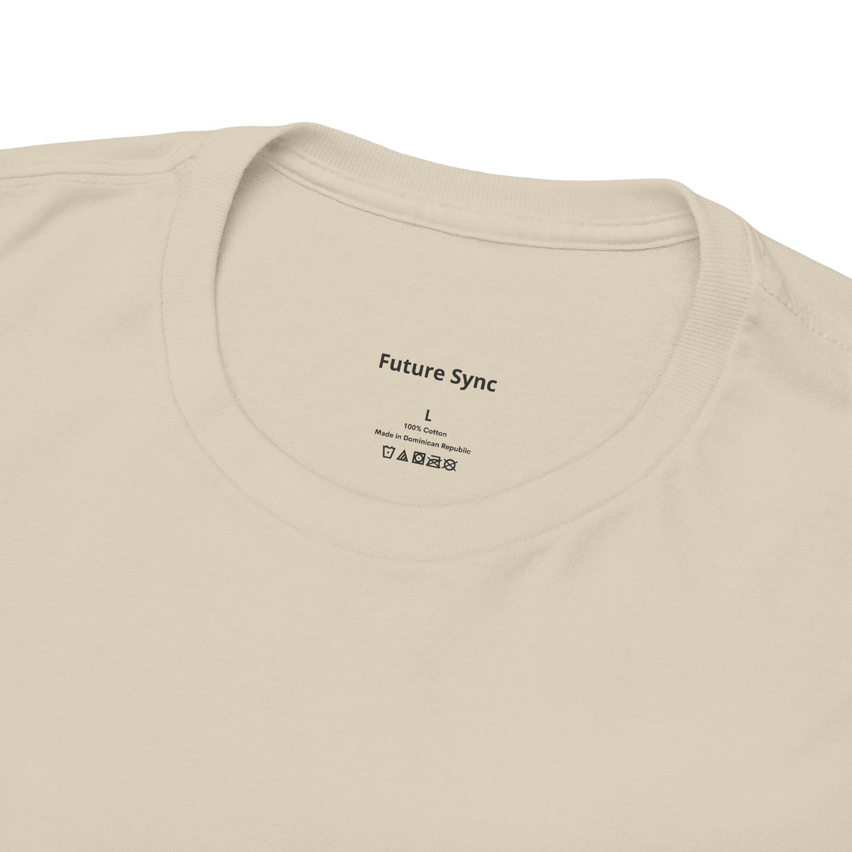 Future Sync Standard Heavy Cotton Tee | Minimalist Aesthetic Streetwear